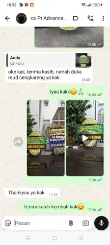 Testimonial Papan Bunga Pernikahan lebaktipar