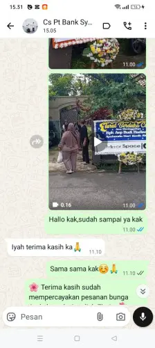 Testimonial Papan Bunga lebaktipar