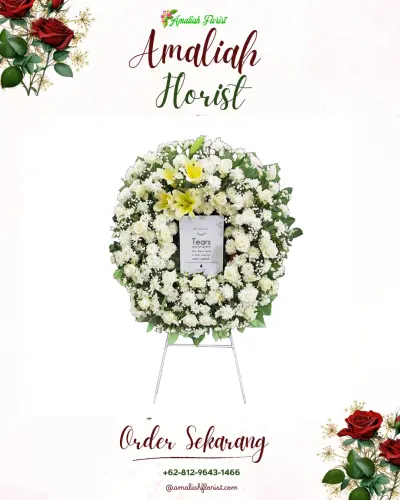 Krans Bunga Duka Cita lebaktipar